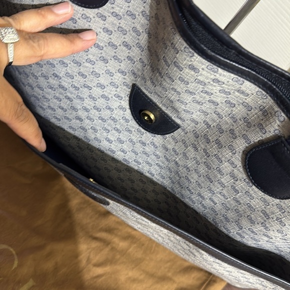 Gucci Tote Bag Vintage- Large Size with zipper closure - Picture 8 of 12